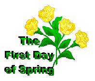 Spring Clip Art - First Day of Spring Clip Art - Spring Clip Art