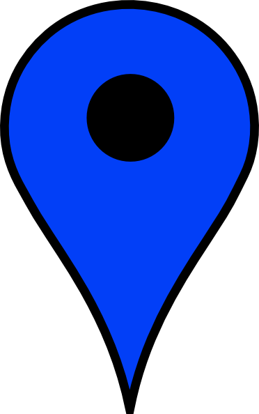 Map Pin Blue clip art - vector clip art online, royalty free ...