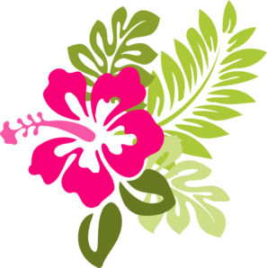 Pink Hibiscus clip art - vector clip art online, royalty free ...