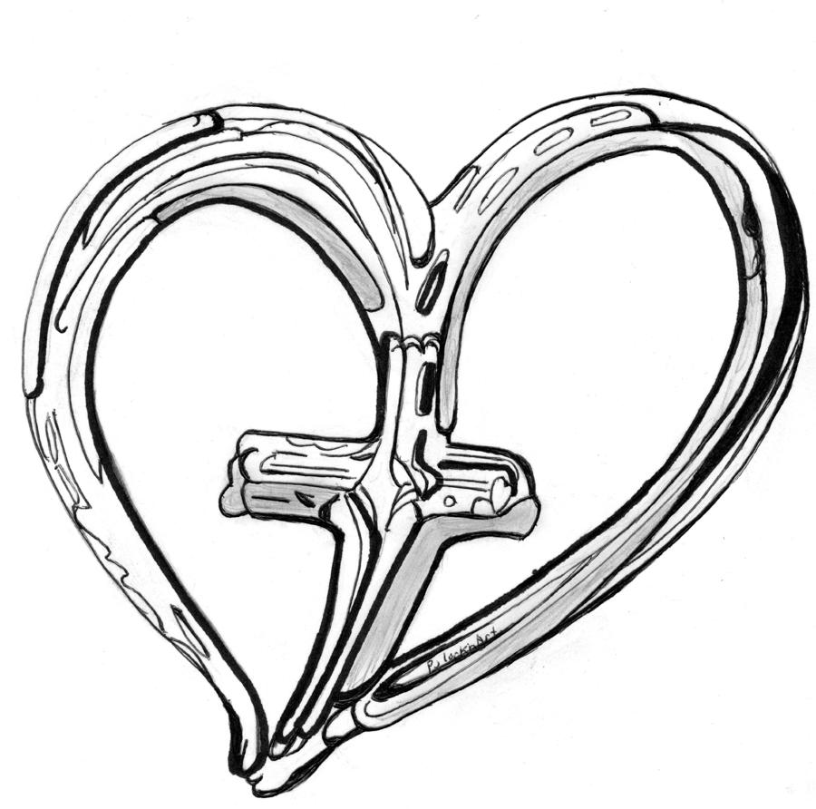 Love Heart Drawings - ClipArt Best
