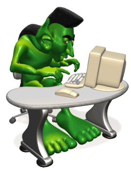 Computers, computer monitors and mouse animations and sound ...