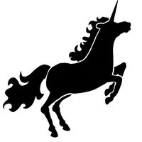 deviantART: More Like Unicorn Stencil by HBPen