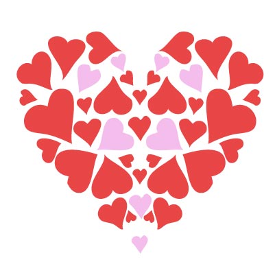 Valentines Clip Art Doves Red Hearts Pink Flowers Key Wedding Ring
