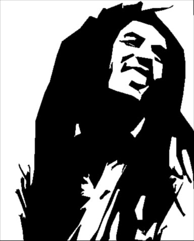 Bob Marley Stencil