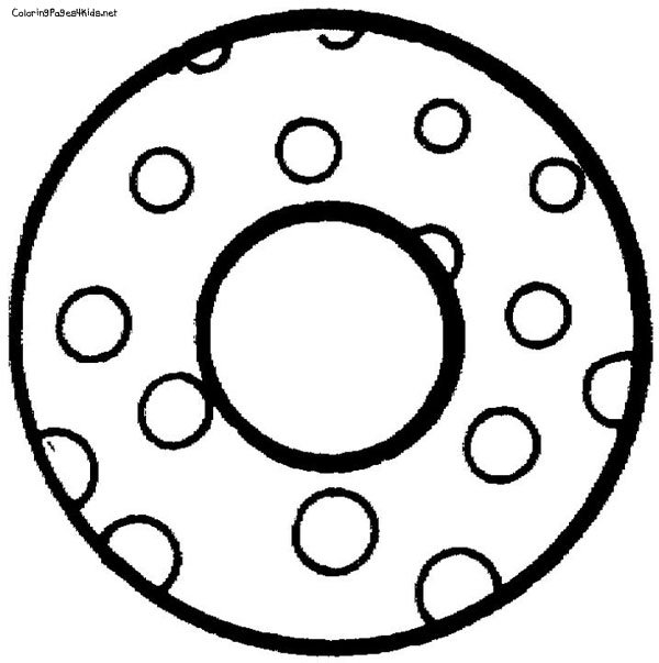 Bubble letter o clipart