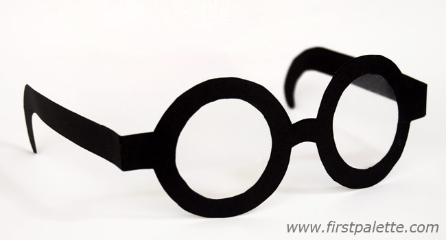 Paper Eyeglasses Craft | Kids' Crafts | FirstPalette.com