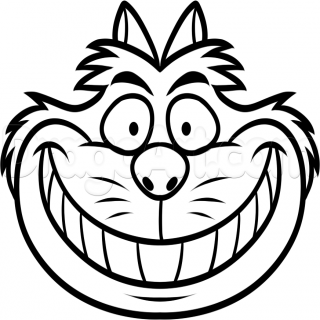 How To Draw Cheshire Cat Easy Step By Step Disney Characters ...