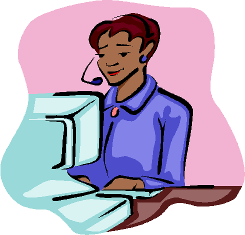 Animated customer service clipart