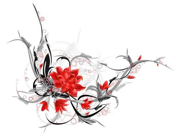 Tribal Flower Wallpaper - ClipArt Best