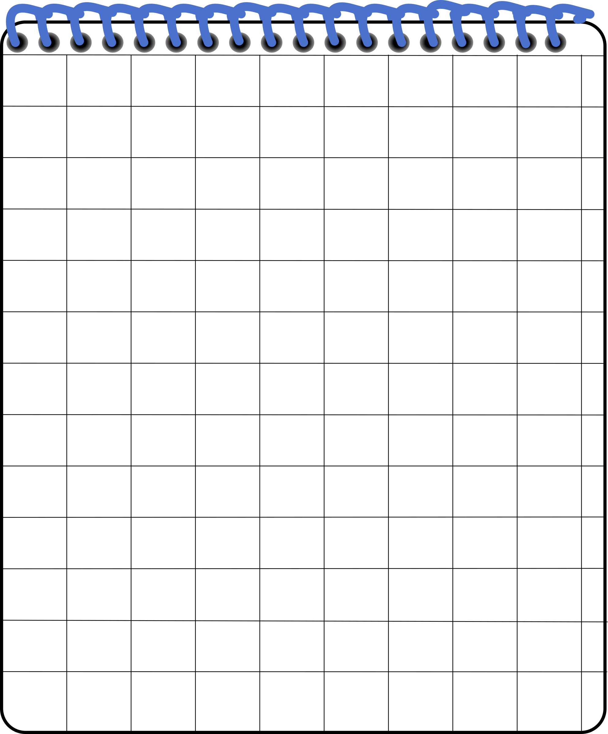 Clipart - Notepad