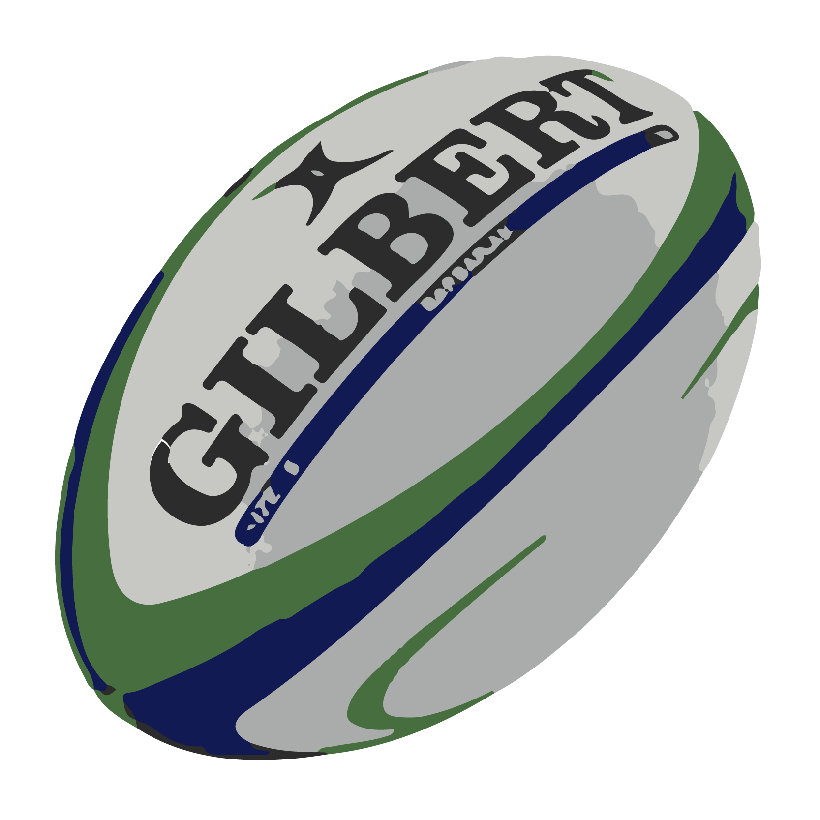 Rugby Ball Clipart - Tumundografico
