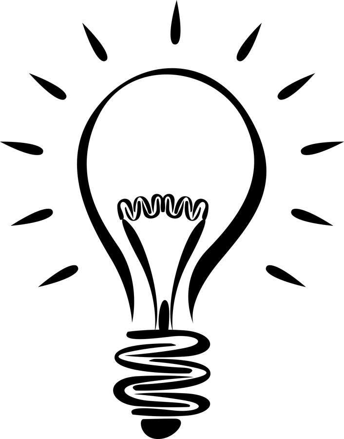 Light bulb clipart free