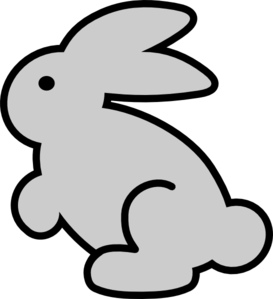 Bunny clip art - vector clip art online, royalty free & public domain