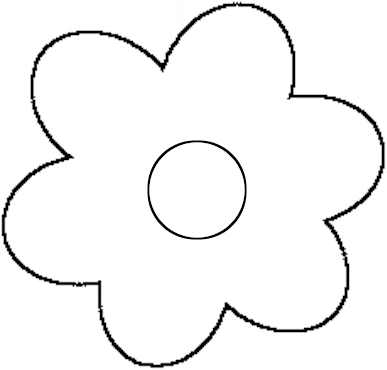 Flower Cut Out Templates - ClipArt Best