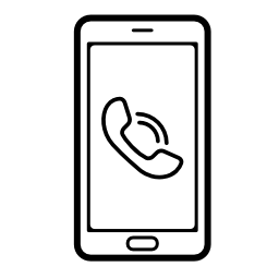 Cell phone icon clipart