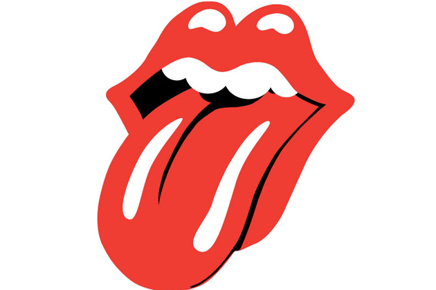 Rolling stones band mouth clipart