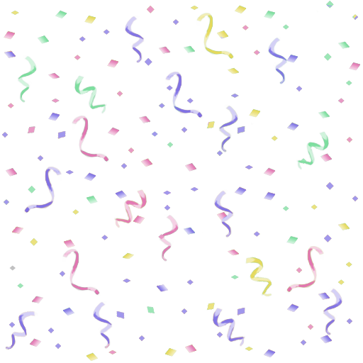 Transparent Confetti Gif