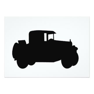 Car Silhouette Cards | Zazzle