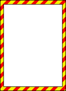 1810 caution tape clip art border free | Public domain vectors