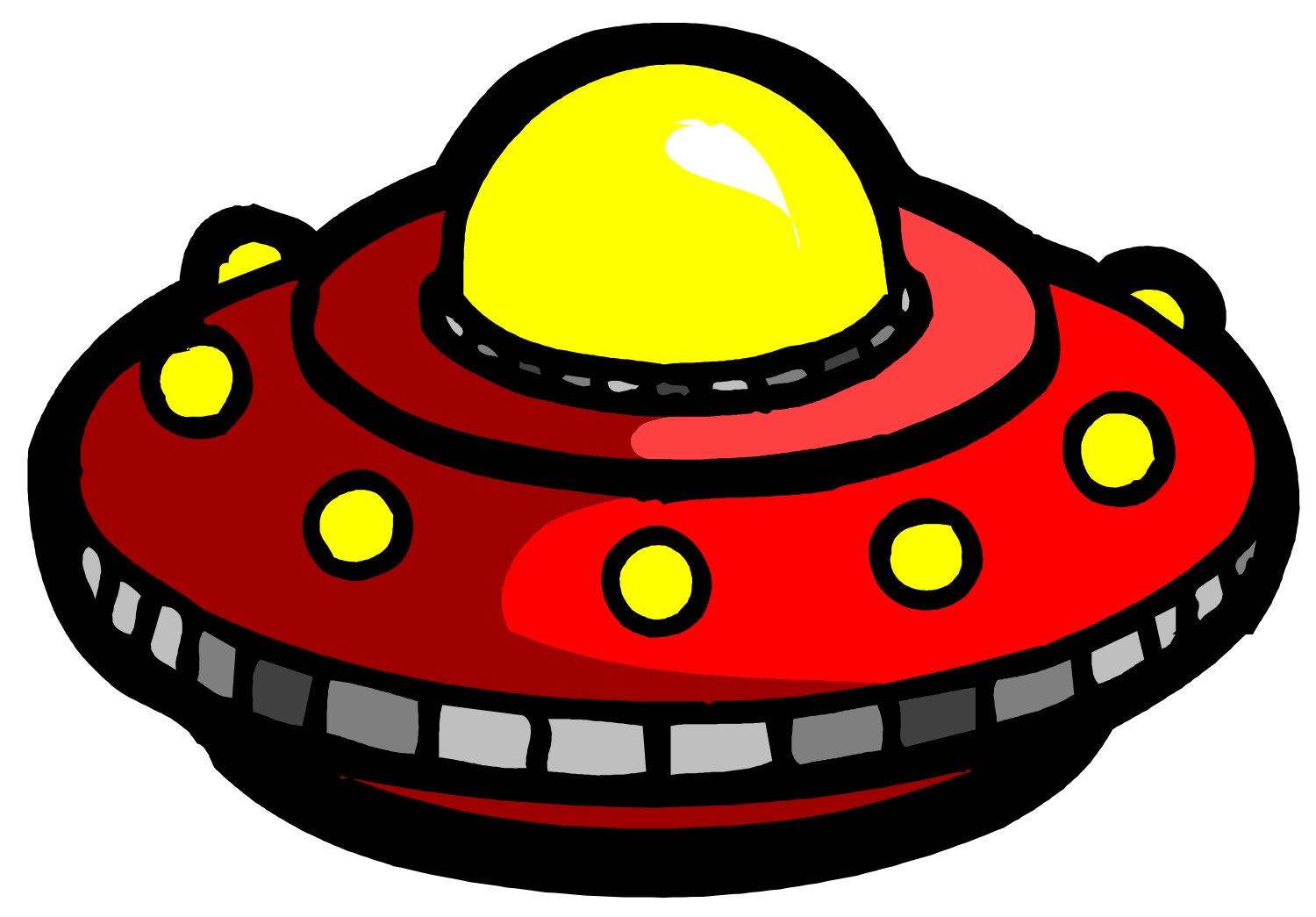 Cartoon Space Ship