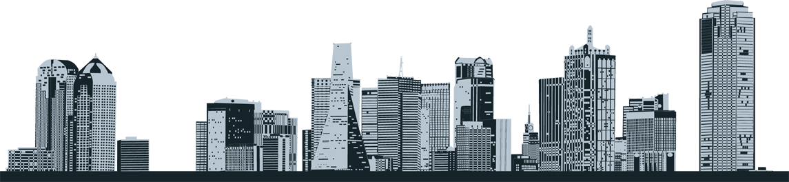 Simple City Skyline – Free Clip Art