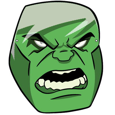 Face Mask-Incredible Hulk - Free Clipart Images