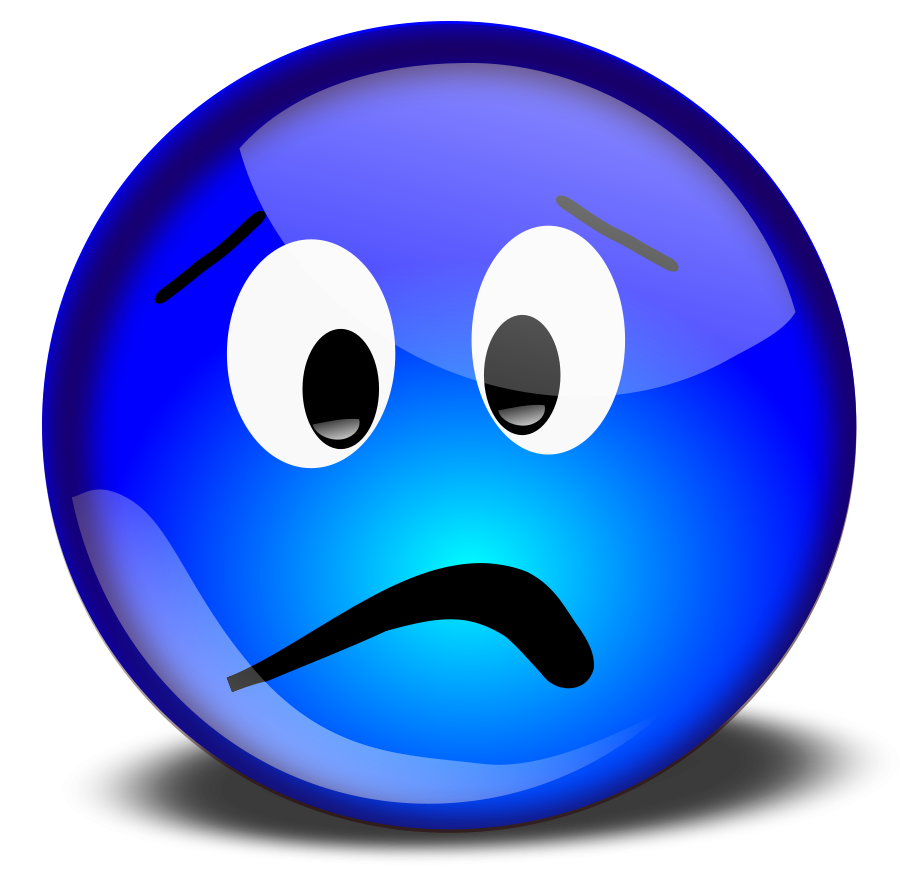 Blue Smiley Face Clipart