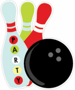 Bowling party clip art