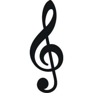 Black And White Music Background Clipart