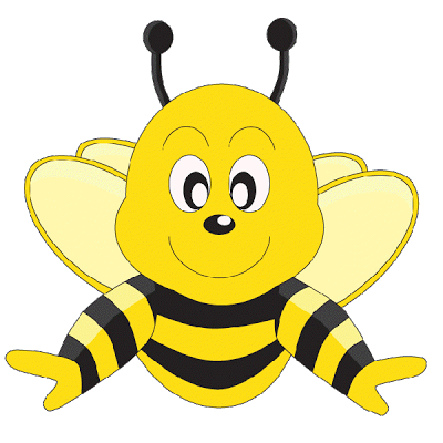 Cartoon clipart honey bee