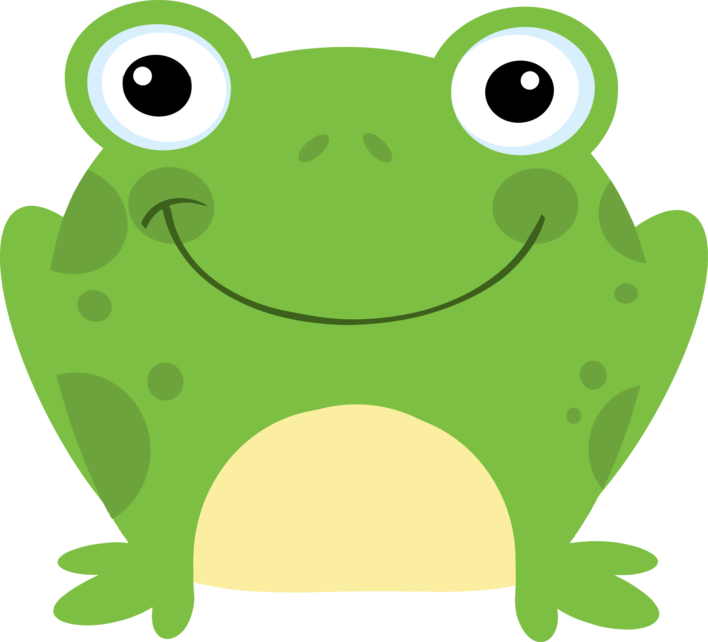 Free cute frog clip art