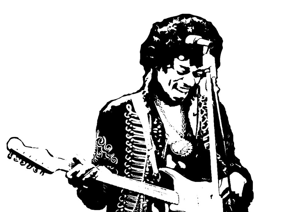 Guitars Stencils - Cliparts.