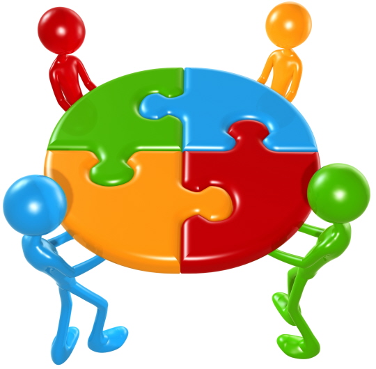 Imgs For > Working Together As A Team Clipart