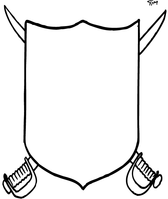 Blank Family Crest Template