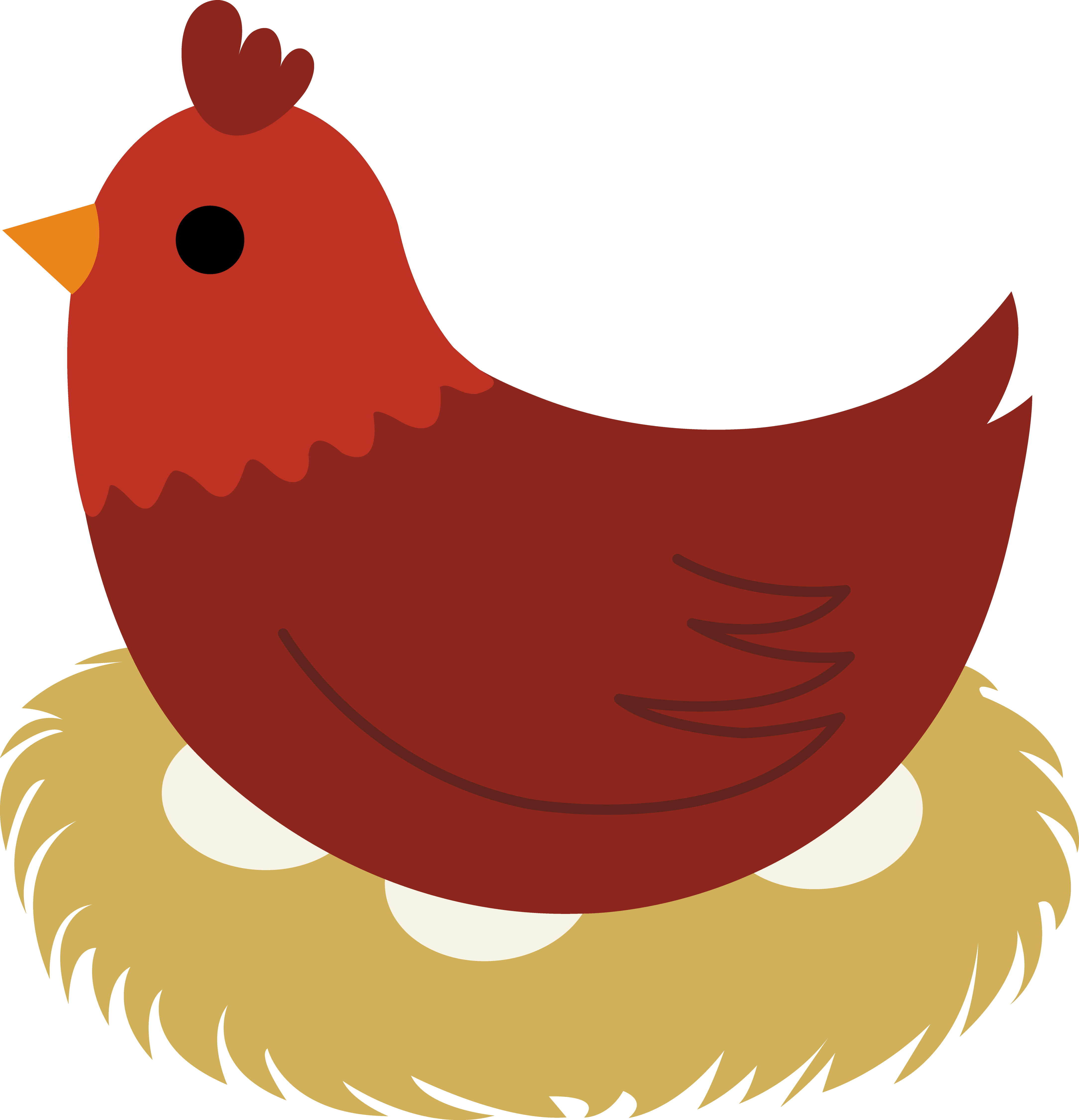 Cute Hen Clipart - Free Clipart Images
