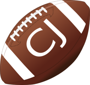Cj Football clip art - vector clip art online, royalty free ...