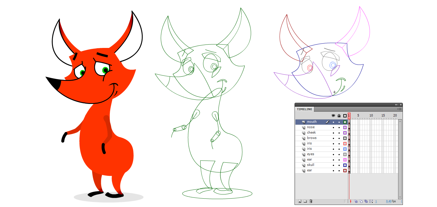 electric dog :: flash animation power tools » Workflow