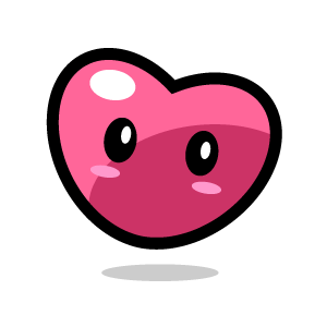Heart Clipart - Orange Cute Heart March 2013 with Black Background ...