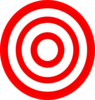 Dart Board clip art - vector clip art online, royalty free ...
