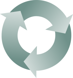 Circular Recycle Arrows Clip Art - vector clip art ...