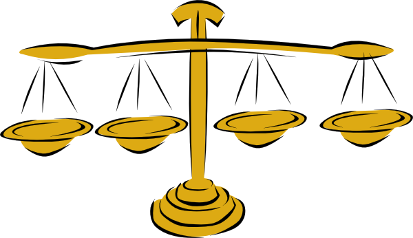Balance Scales clip art - vector clip art online, royalty free ...