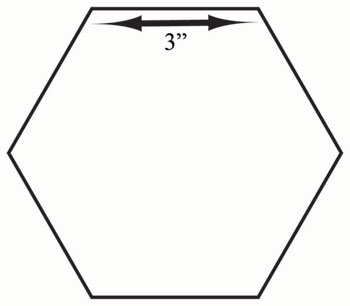 Hexagon Papers - 3 inch sides - Welcome to Charlotte's Sew Natural ...