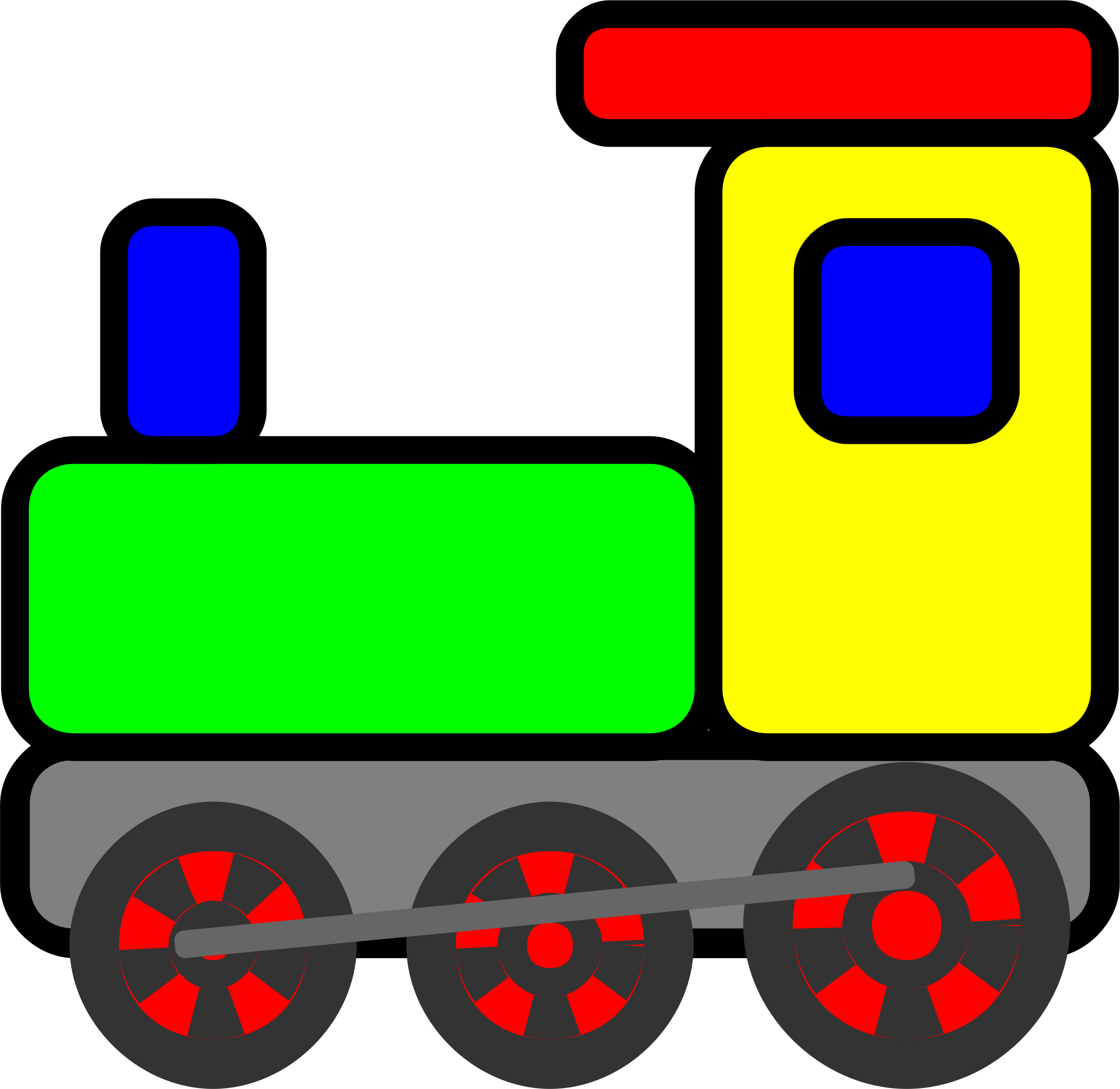 Clipart - Scripted Toy Train