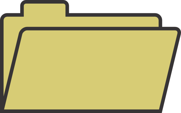 Computer file folder clipart
