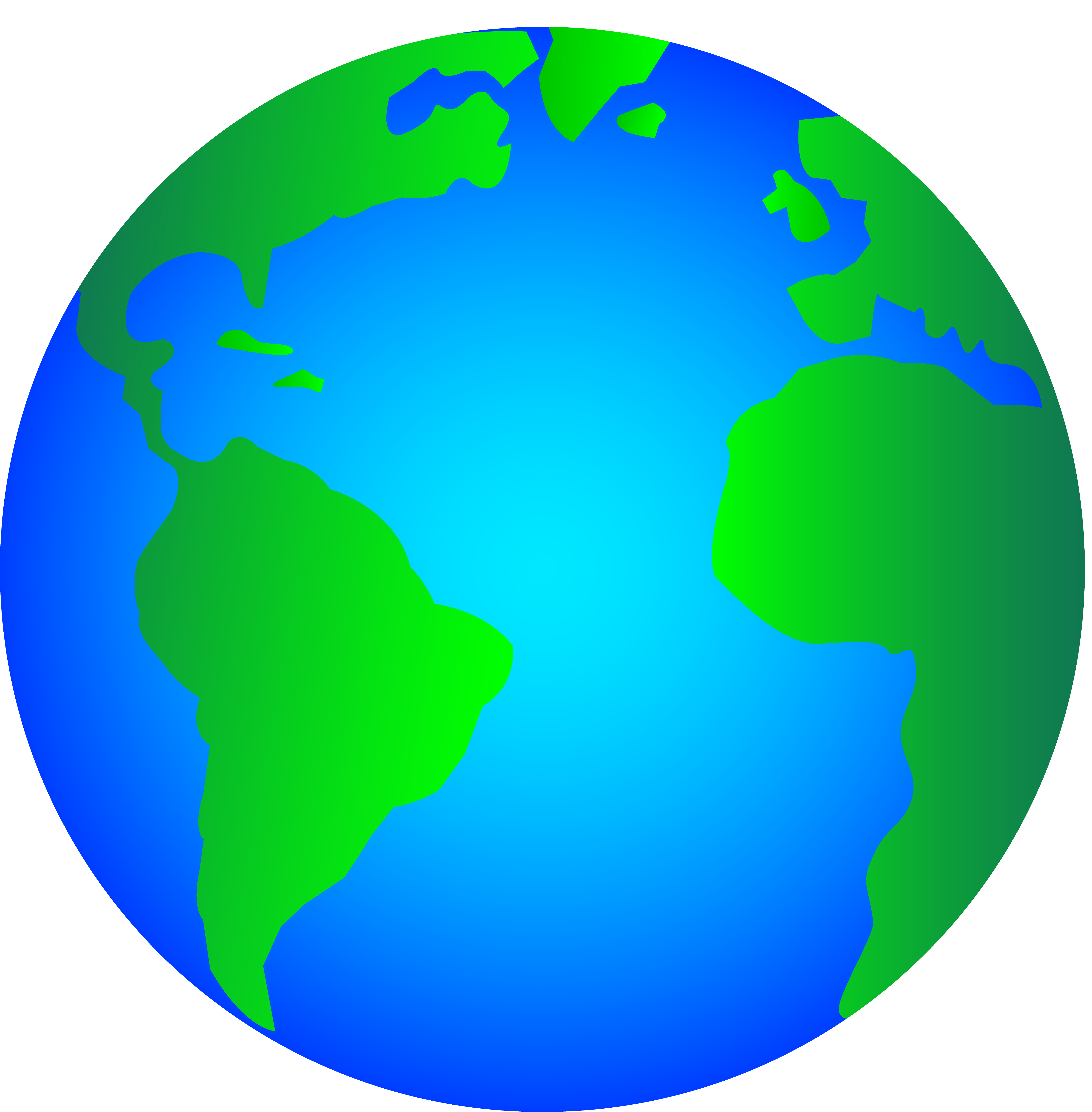 Cartoon earth clipart