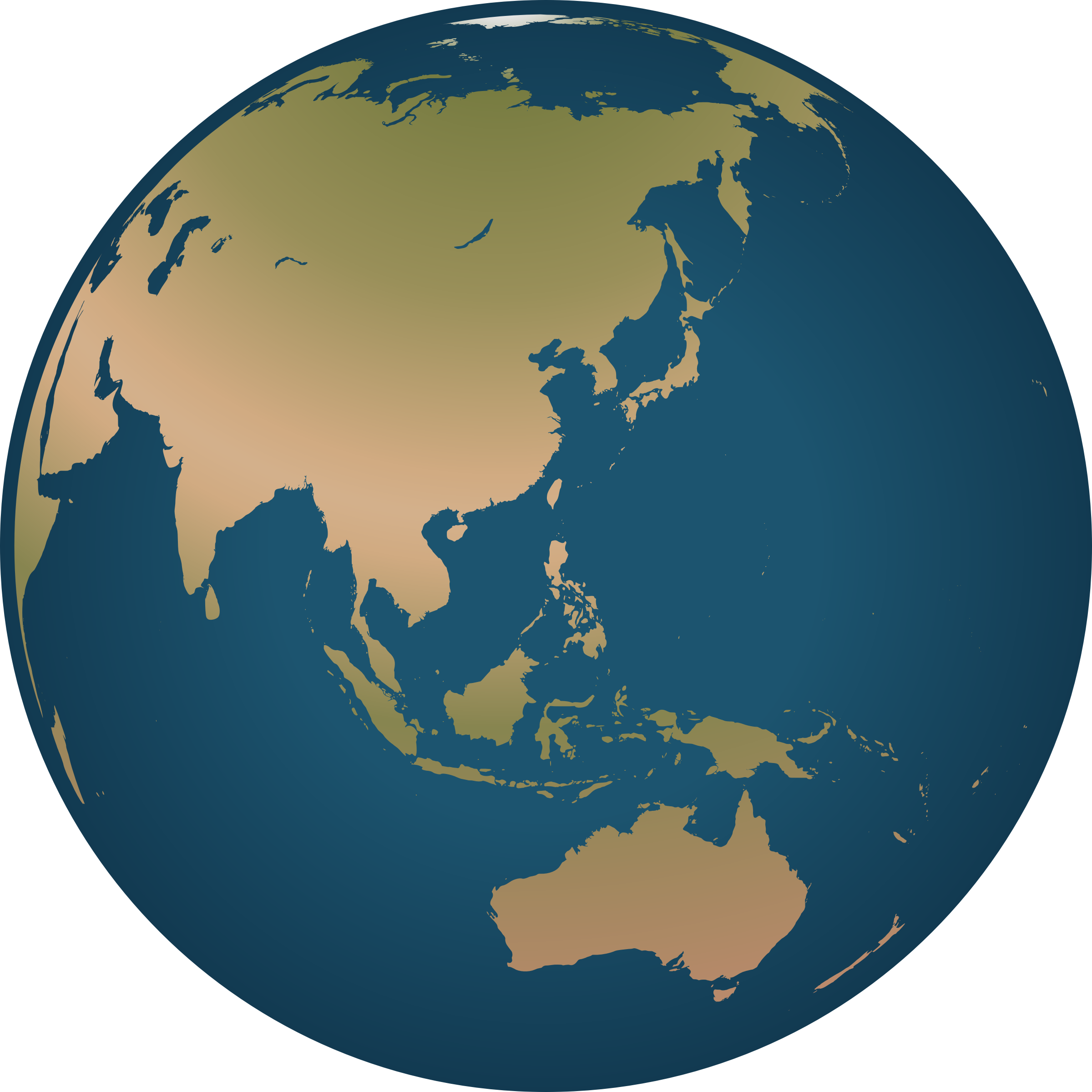 Earth clipart asia png