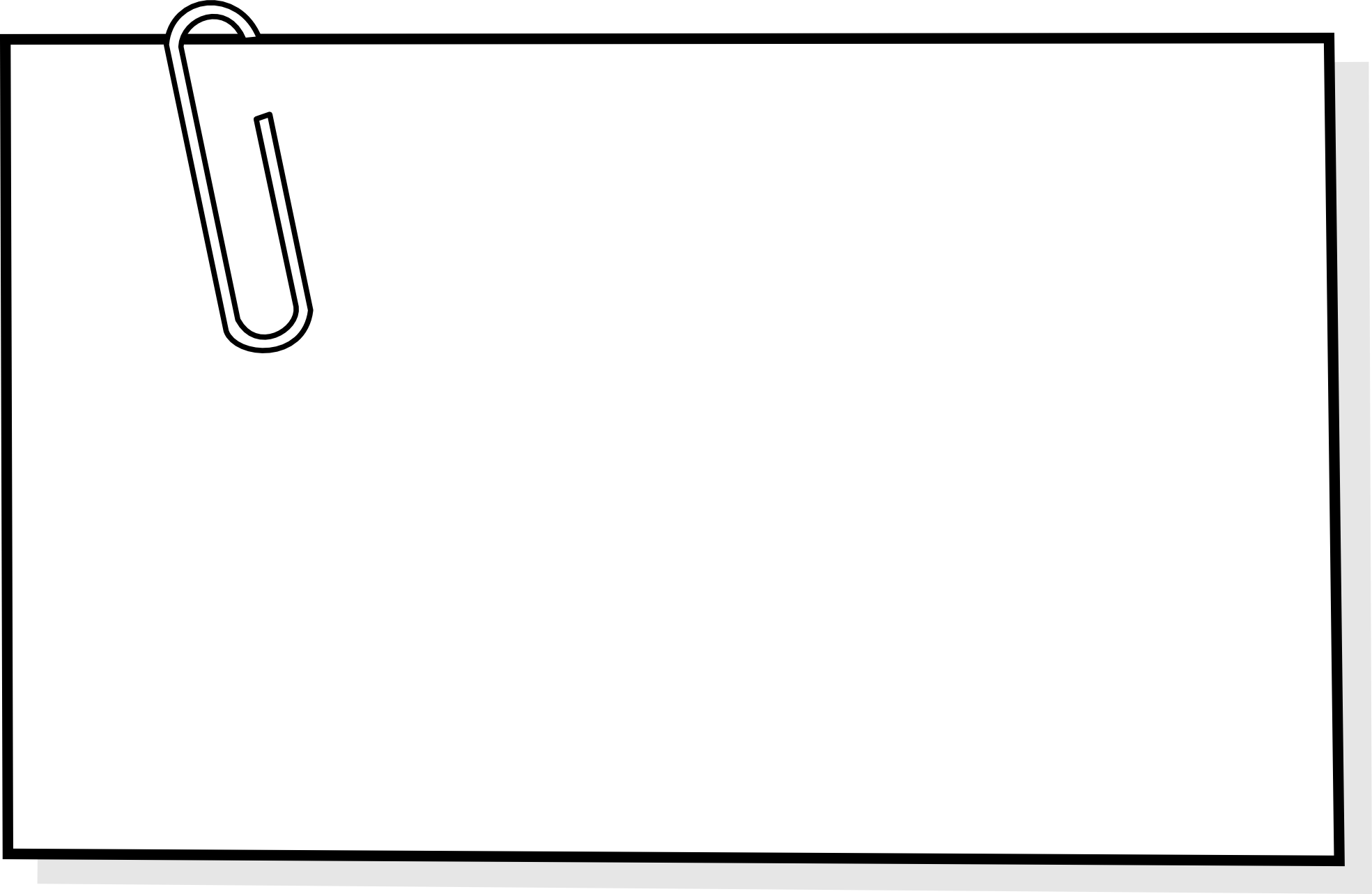 Post It Note Clipart