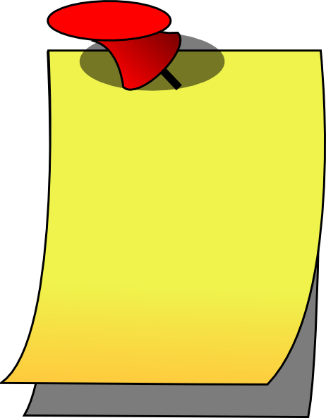 Post It Note Clip Art - Tumundografico