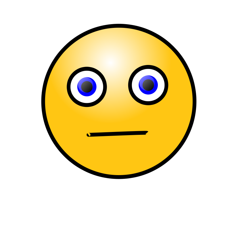 Worried Smiley Face