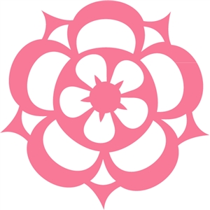 Silhouette Design Store - View Design #17198: flower cutout